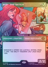 Foil Mary Jane Watson (Showcase, Borderless, Full Art) [SPM] NM MTG