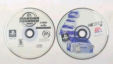 2 Game NASCAR Bundle NASCAR 98 & NASCAR Thunder 2002 PS1 DISCS ONLY Racing Lot