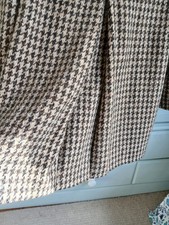 Dereta Wollmantel Hahnentritt Vintage Ende 60er/70er Jahre Wolle GR 10