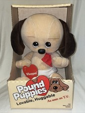 Pound Puppies Whopper Rare Plush Baby Puppy Dog Vintage 1987 Tonka 7819 In Box