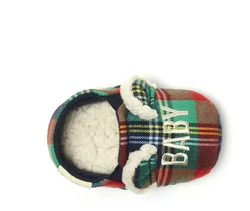 Bear Family Slippers Dearfoams Baby 0-6 Months Mach wash Limited edition SZ 2-3 - Picture 3 of 14