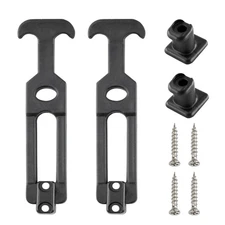 6.6'' Rubber Flexible T-Handle Draw Latches, Black Rubber Hood Machine Draw L...
