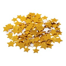 Foam Stickers,2Pack 300Pc EVA Adhesive Glitters Foam Shape Sticker,Golden Star