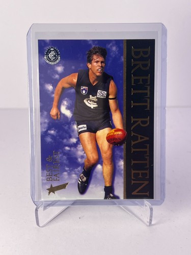 1996 AFL SELECT BEST AND FAIREST BRETT RATTEN CARLTON | eBay Australia