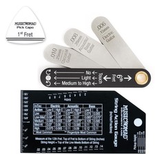 Pacchetto Action Gauge per chitarra Truss Rod & String MusicNomad MN614 Combo