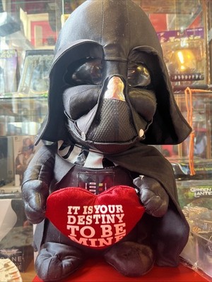 DISNEY STAR WARS DARTH VADER DESTINY BE MINE 21'' VALENTINE'S DAY GREETER PLUSH