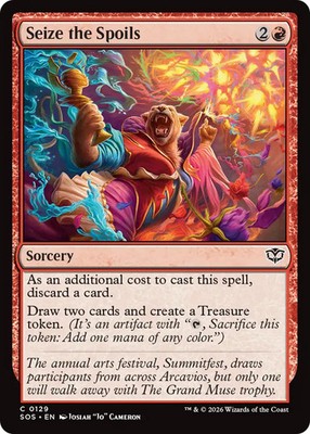 MTG Seize the Spoils [Secrets of Strixhaven] Near Mint Magic