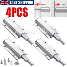 4X Heavy Duty Metal Push To Open Catch Cabinet Door Kitchen Wardrobe Hardware UK