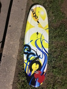Ski Skurfer Surface OCE Wakeboard / Wakesurf Board Yellow Blue Black – Preowne