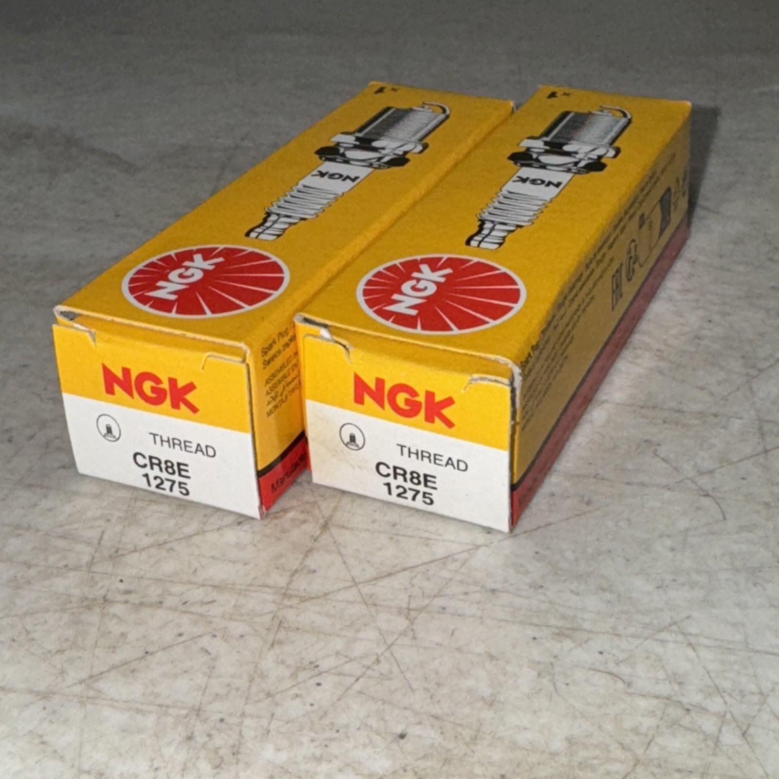 2  NGK CR8E 1275 Spark Plug