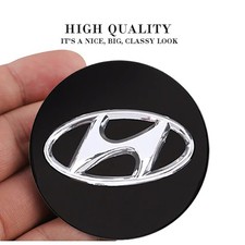 Robusto tappo centrale ruota a scatto 4 pezzi 60 mm compatibile con Hyundai Venue e Tucson
