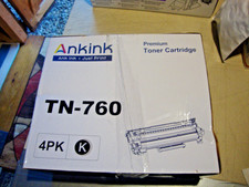 4PK High Yield TN760 Toner Cartridge For Brother MFC-L2710DW HL-L2395DW Toner