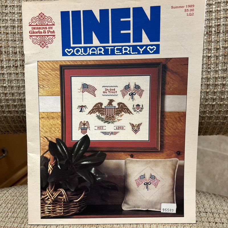 Linen Quarterly Magazine LQ2 - Designs By Gloria & Pat - Summer 1989