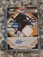 2021 Panini Elite Extra Edition Prospect Materials #PMS-RB Ryan Bliss Auto