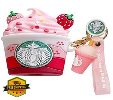 AirPods Pro Case 3D Ice Cream Strawberry Cute Kawaii Protective Cover