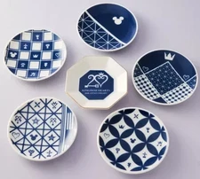 [Used] Kingdom Hearts 20th Anniversary Small Plate Set (6 pieces)