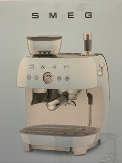 Smeg Espressomaschine EGF03PBEU Pastellblau GEBRAUCHT & UNVOLLSTÄNDIG (R2 A3