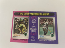 1975 TOPPS BASEBALL #211  1973 MVP'S PETE ROSE /REGGIE JACKSON