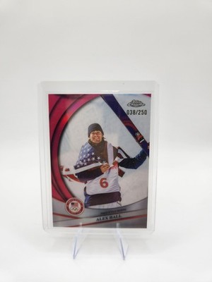 Alex Hall 2026 Topps Chrome US Winter Olympics Pink Refractor /250 #151