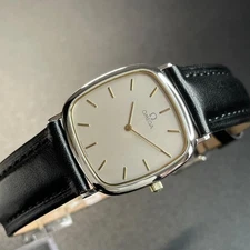 OMEGA DeVille Cal 1378 Quartz Dress Watch 32mm Vintage Unisex Wrist 18cm