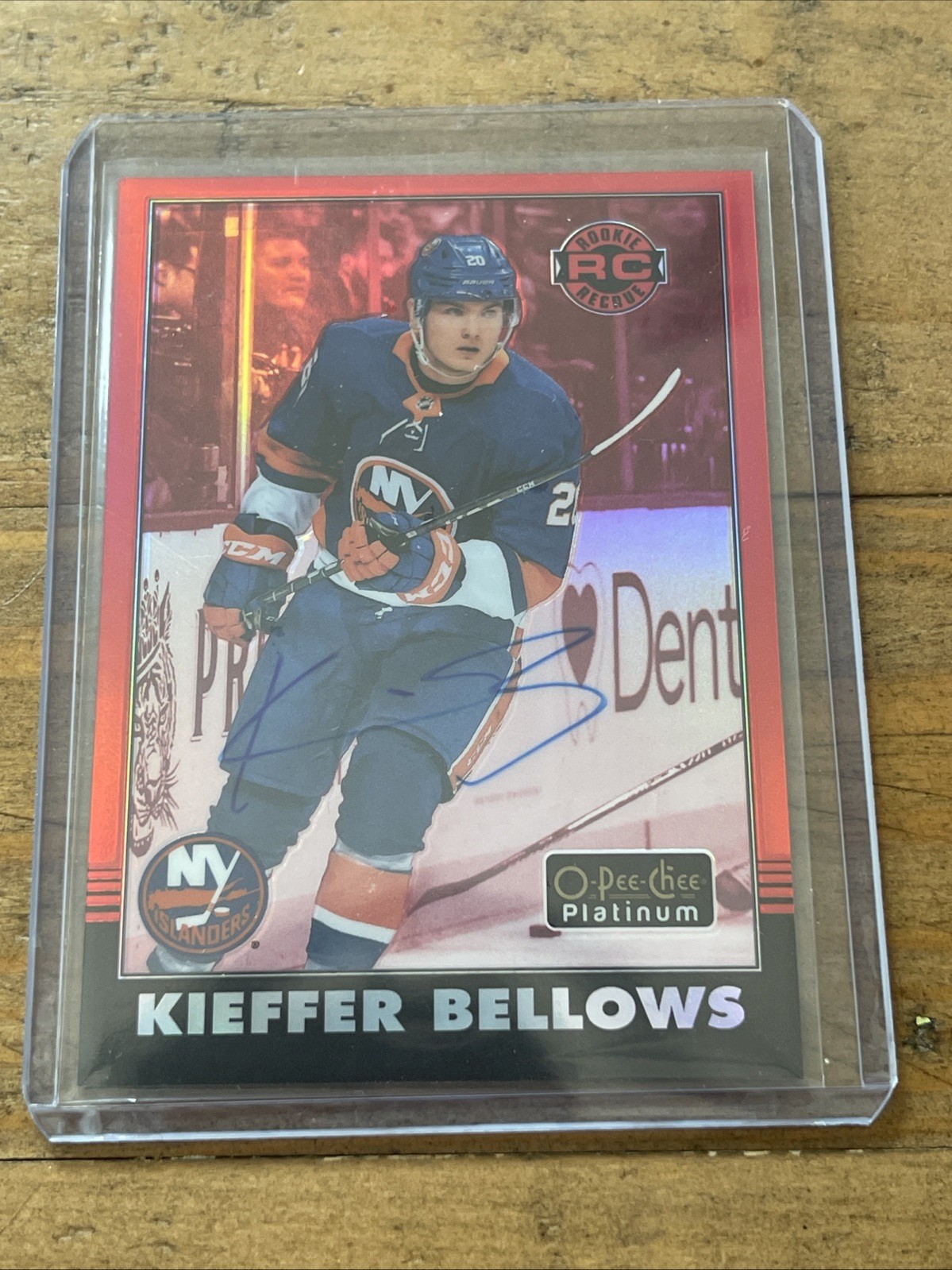 2020-21 Upper Deck Allure SP Red Rainbow Kieffer Bellows #122 Rookie Auto RC