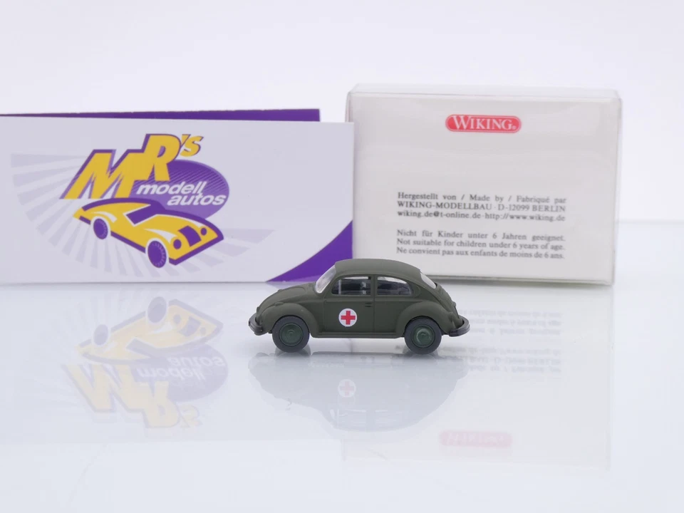 Wiking 696 12 # VW Käfer in olivegrün der " Bundeswehr " 1:87 ab 4,99 € - Bild 2 von 4