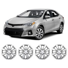 16 Inch Hubcaps Set Of 4 Chrome Wheel Rims Cover R16 Hubcap For Toyota Coroll... 16 Inch Hubcaps Set Of 4 Chrome Wheel Rims Cover R16 Hubcap For Toyota Coroll...