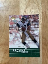 2001 Upper Deck          Trent Green         # PG 13.         PROViNG GROUND