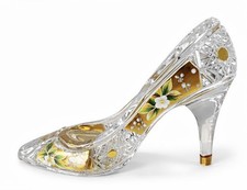 GORGEOUS! PRINCESS GOLD CRYSTAL SHOE – ORIGINAL CZECH BOHEMIA CRYSTAL