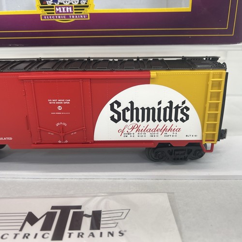 MTH Premier 20-94249 Schmidt’s of Philly Beer Reefer O Gauge NEW #16 - Picture 4 of 15