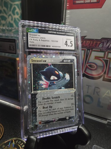 Sneasel ex graded CGC 4.5 for sale on eBay