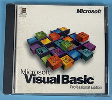 Microsoft Visual Basic Professional Edition 4.0 w/CD Key; Windows 3.1, 95,  NT