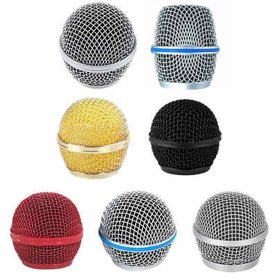Steel Replacement Grill Compatible with For Shure Beta and For 58 Microphones
