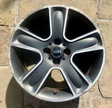 Genuine Mini Cooper One 17 inch alloy wheel R55 R56 7J Black Star Bullet 6784124