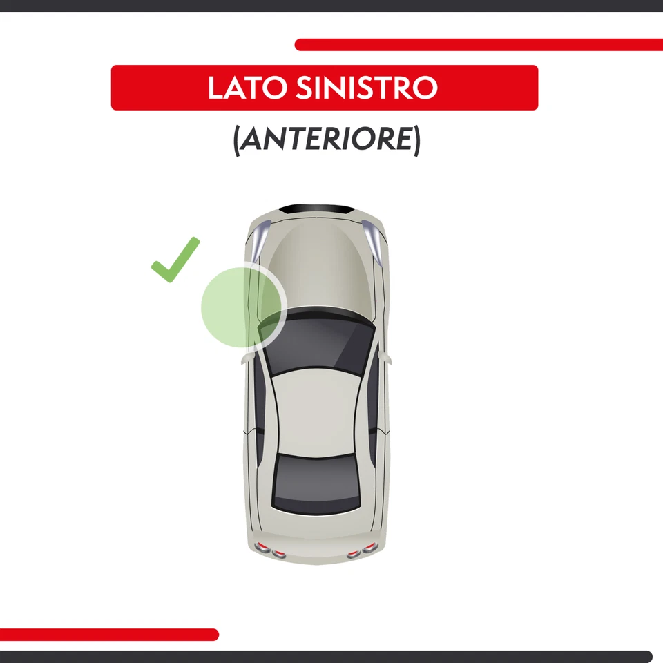 Parrilla de parachoques delantero izquierda con orificio. Para FIAT PANDA 319 a partir de 2012. Foto 2 de 3