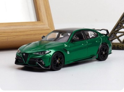 MG 1/64 Scale Alfa Romeo Giulia GTAm Green Diecast Car Model Toy Gift