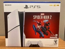Sony PS5 Slim Blu-Ray Edition Marvel's Spider-Man 2 Bundle 1TB Video Game...