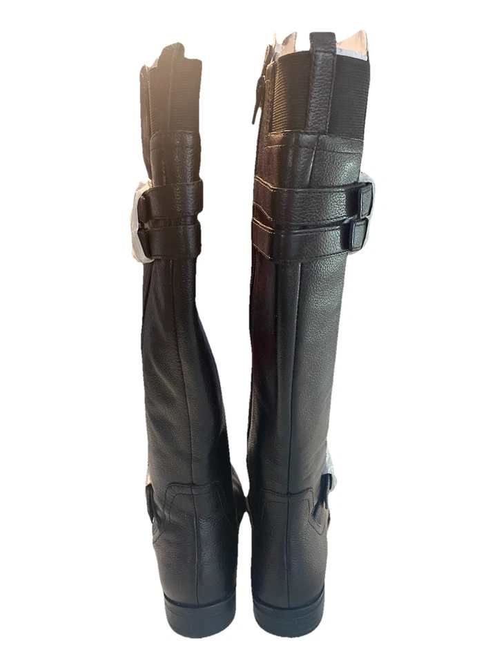 Naturalizer Mujer Jessie Bota de Montar Hasta la Rodilla Talla 5M Ecuestre Elegante Western Foto 4 de 4