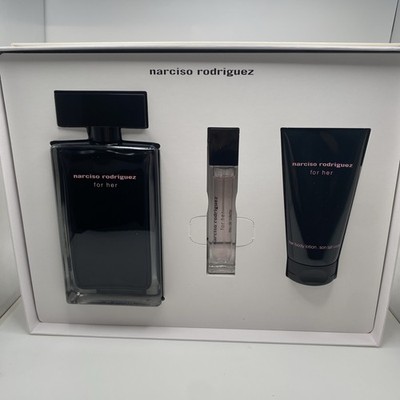 Narciso Rodriguez For Her 3PCS Eau de Toilette Gift Set For Women NEW IN BOX