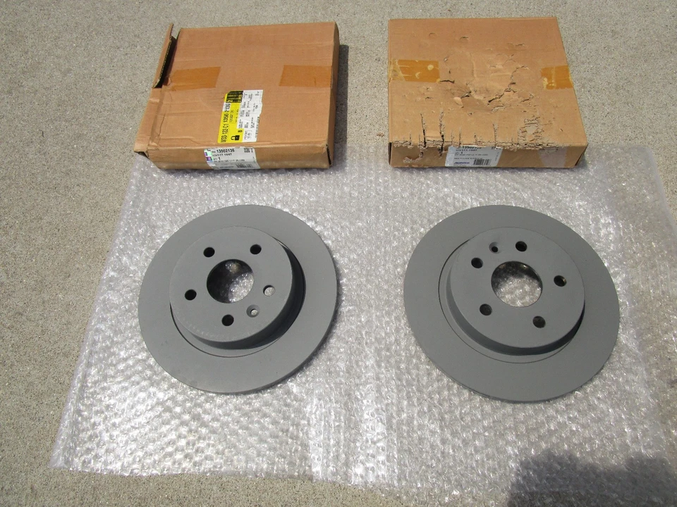 13 - 22 CHEVY TRAX BUICK ENCORE REAR DISK BRAKE ROTORS QTY 2 OEM BRAND NEW - Image 2 of 3