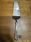 LOWERED PRICE!  Rose Point By Wallace Cake/Pie Server Cutter Sterling Silver.