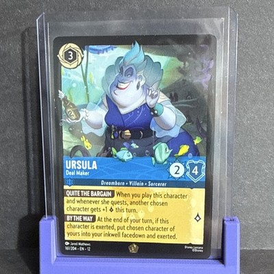Ravensburger Disney Lorcana TCG Ursula Deal Maker 161/204 Regular Uncommon EN