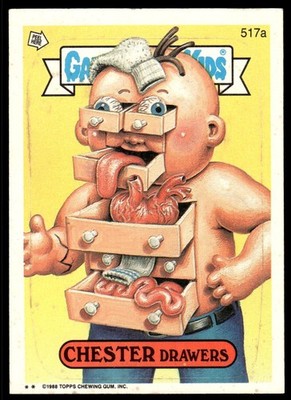Garbage Pail Kids Topps Series 13 #517a Chester Drawers