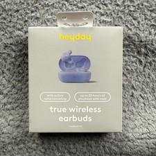 Heyday True Wireless Earbuds Blue Bluetooth 5.3 20H Playback ANC New In Box