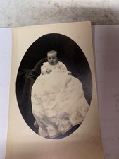 Antique RPPC Real Photo Postcard Baby Portrait Early 1900s