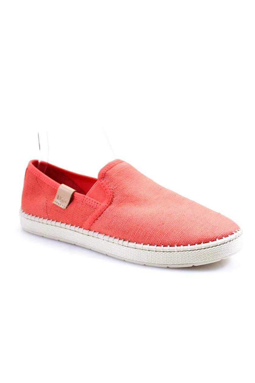 Scarpe casual Ugg donna tessuto slip on piatto rosa taglia 8 5