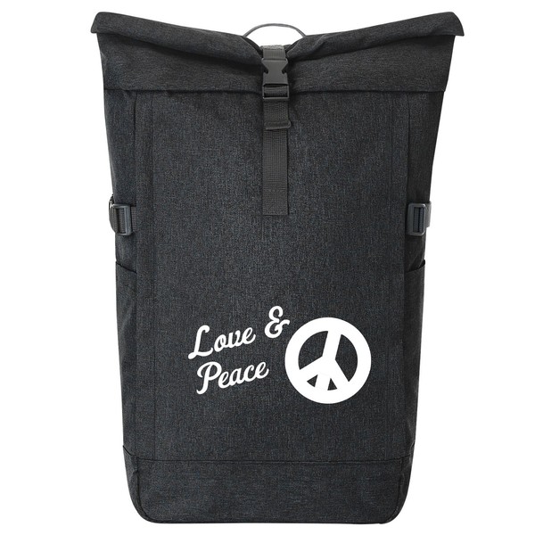 Kurierrucksack Love & Peace Geschenkidee Love & Peace Geschenk PräSent Mitbring-image