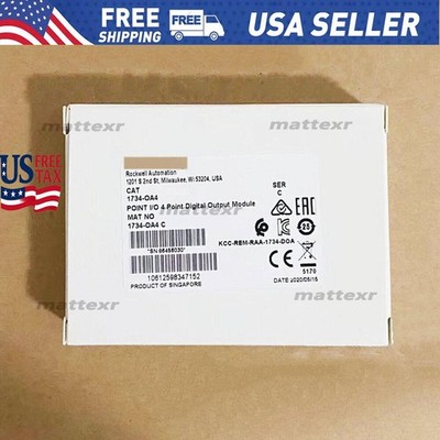 New AB 1734-OA4 POINT I/O 4 Point Digital Output Module 1734OA4 US Free Tax