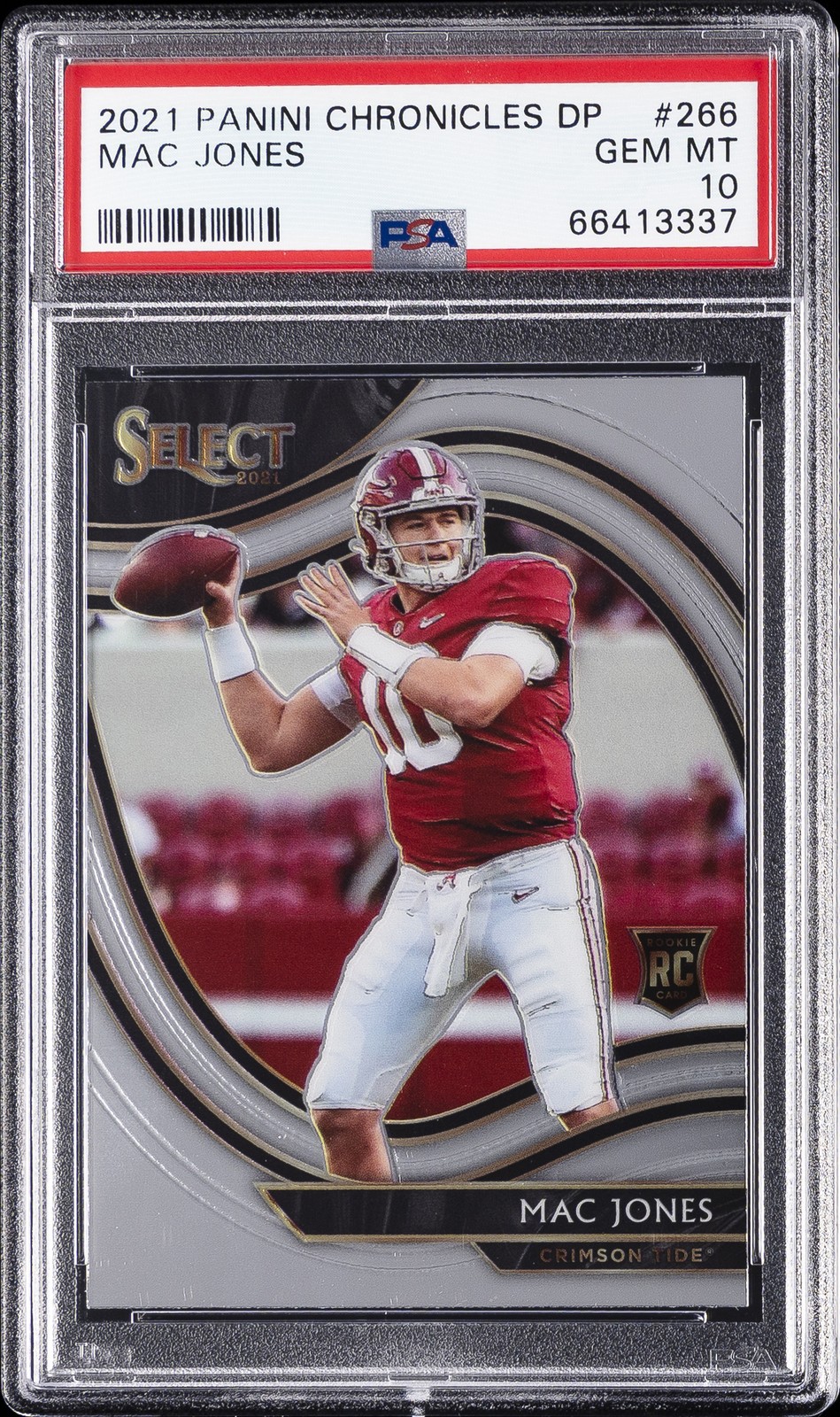 Mac Jones Panini Chronicles Draft Picks #266 Base
