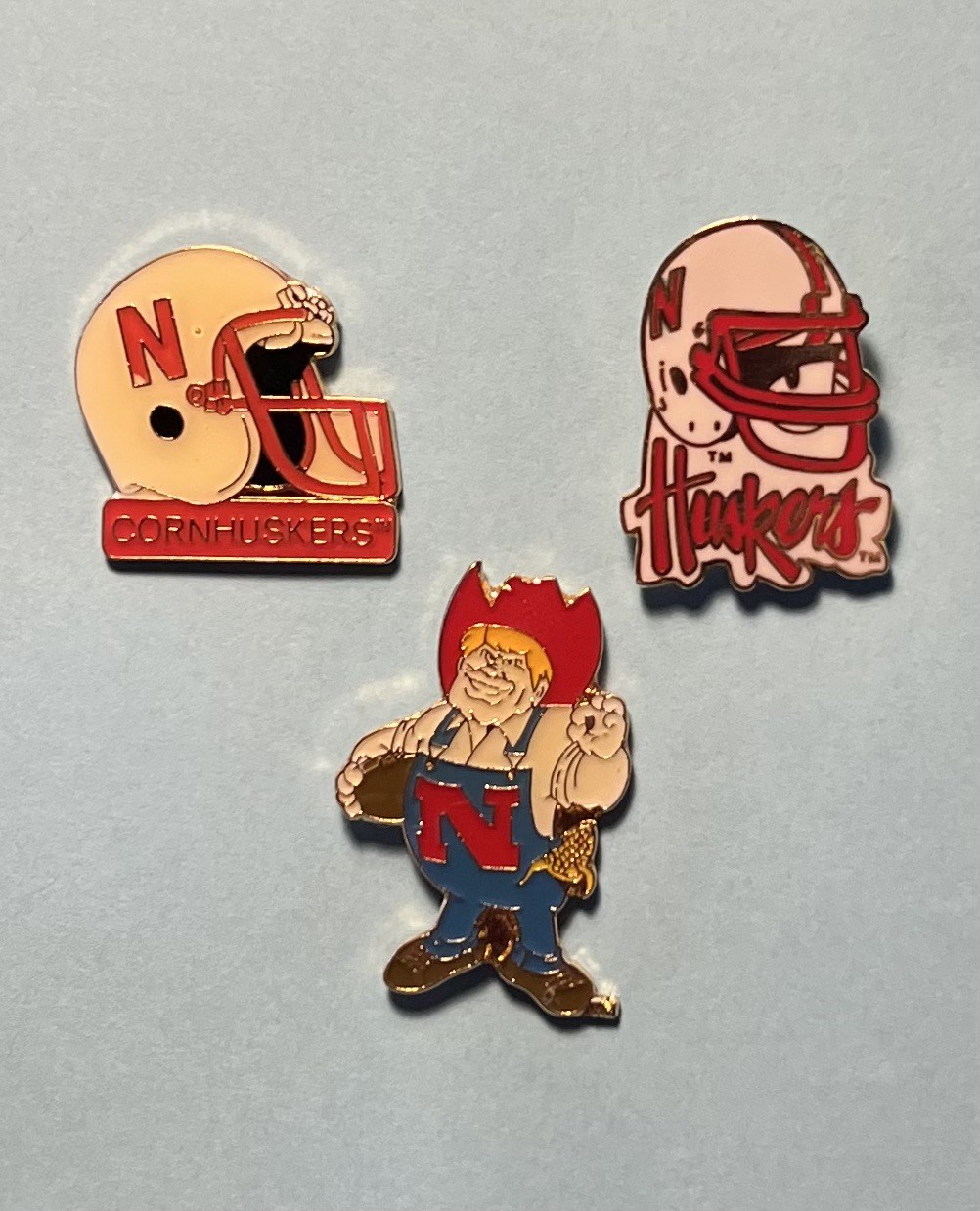 Nebraska Cornhuskers 3 Pin Bundle - Awesome - Free Shipping!